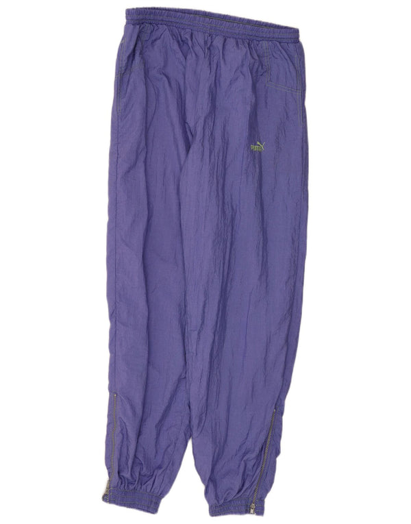 Puma Womens Tracksuit Trousers Joggers UK 14 Medium  Purple Nylon
