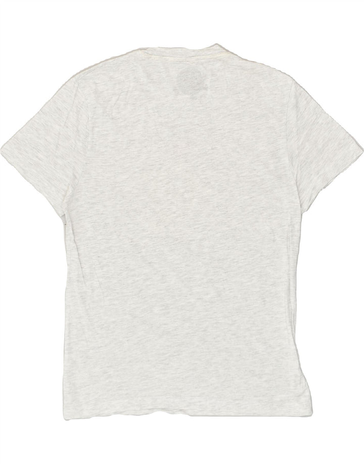 JULES Womens Graphic T-Shirt Top UK 12 Medium Grey Cotton | Vintage Jules | Thrift | Second-Hand Jules | Used Clothing | Messina Hembry 