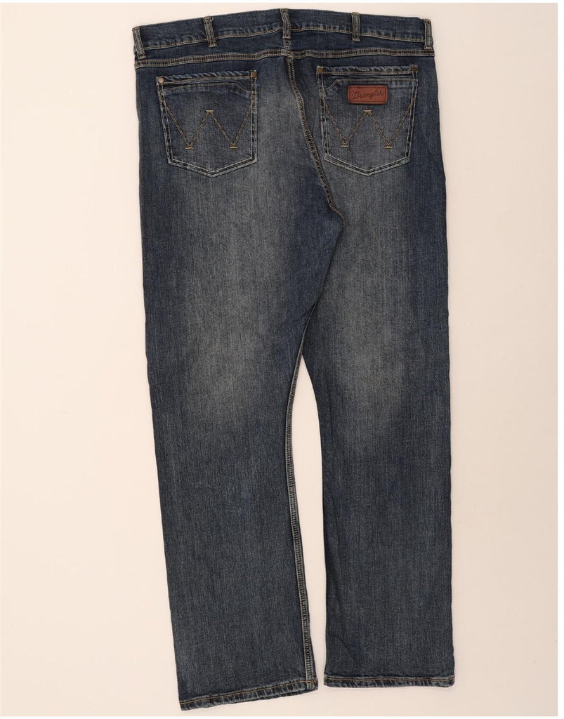WRANGLER Mens Retro Slim Bootcut Jeans W40 L34 Blue Cotton Vintage Wrangler and Second-Hand Wrangler from Messina Hembry 