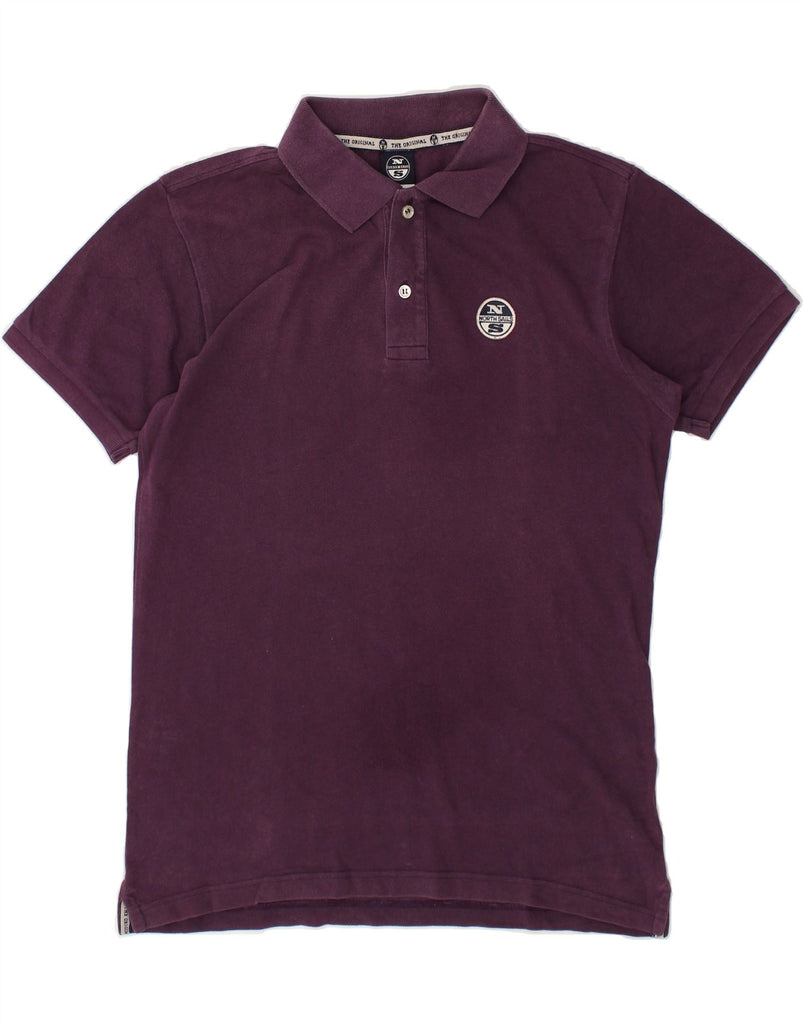 NORTH SAILS Mens Polo Shirt Small Purple Cotton | Vintage North Sails | Thrift | Second-Hand North Sails | Used Clothing | Messina Hembry 