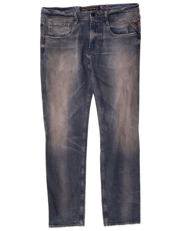 Replay Womens Slim Jeans W33 L29 Blue