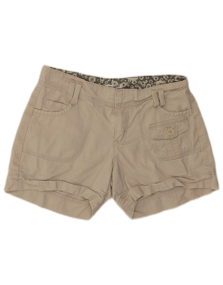 LEE Womens Cargo Shorts US 6 Medium W28 Beige Cotton