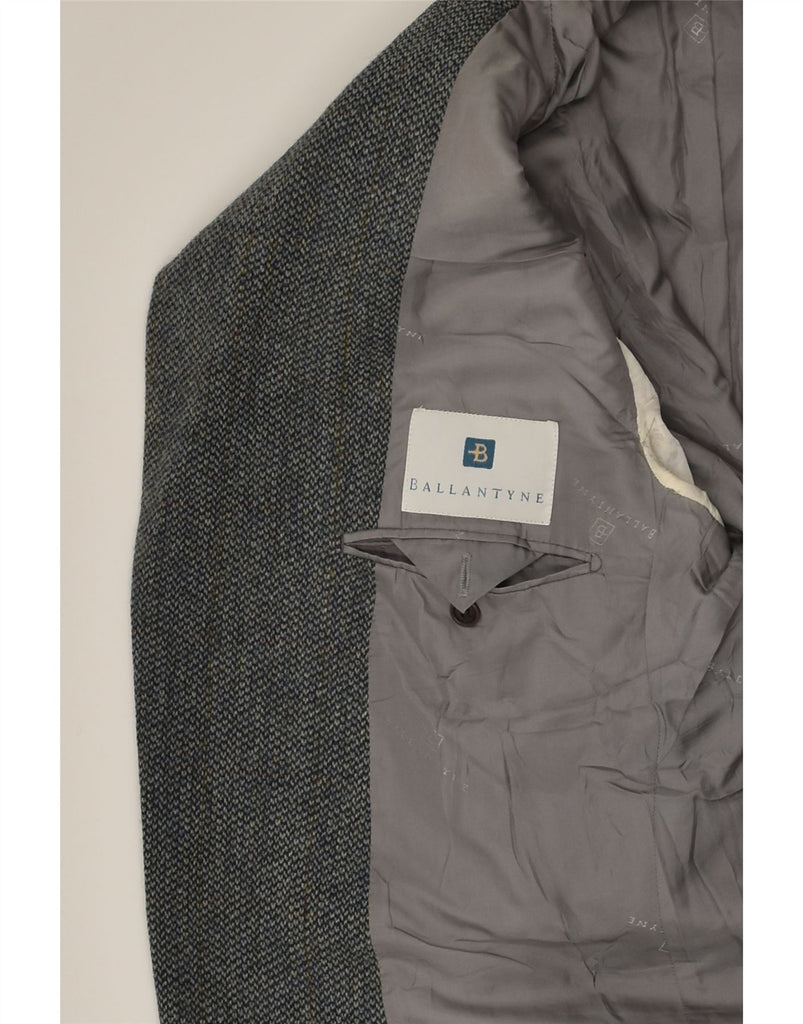 BALLANTYNE Mens 3 Button Blazer Jacket UK 40 Large Grey Flecked | Vintage Ballantyne | Thrift | Second-Hand Ballantyne | Used Clothing | Messina Hembry 