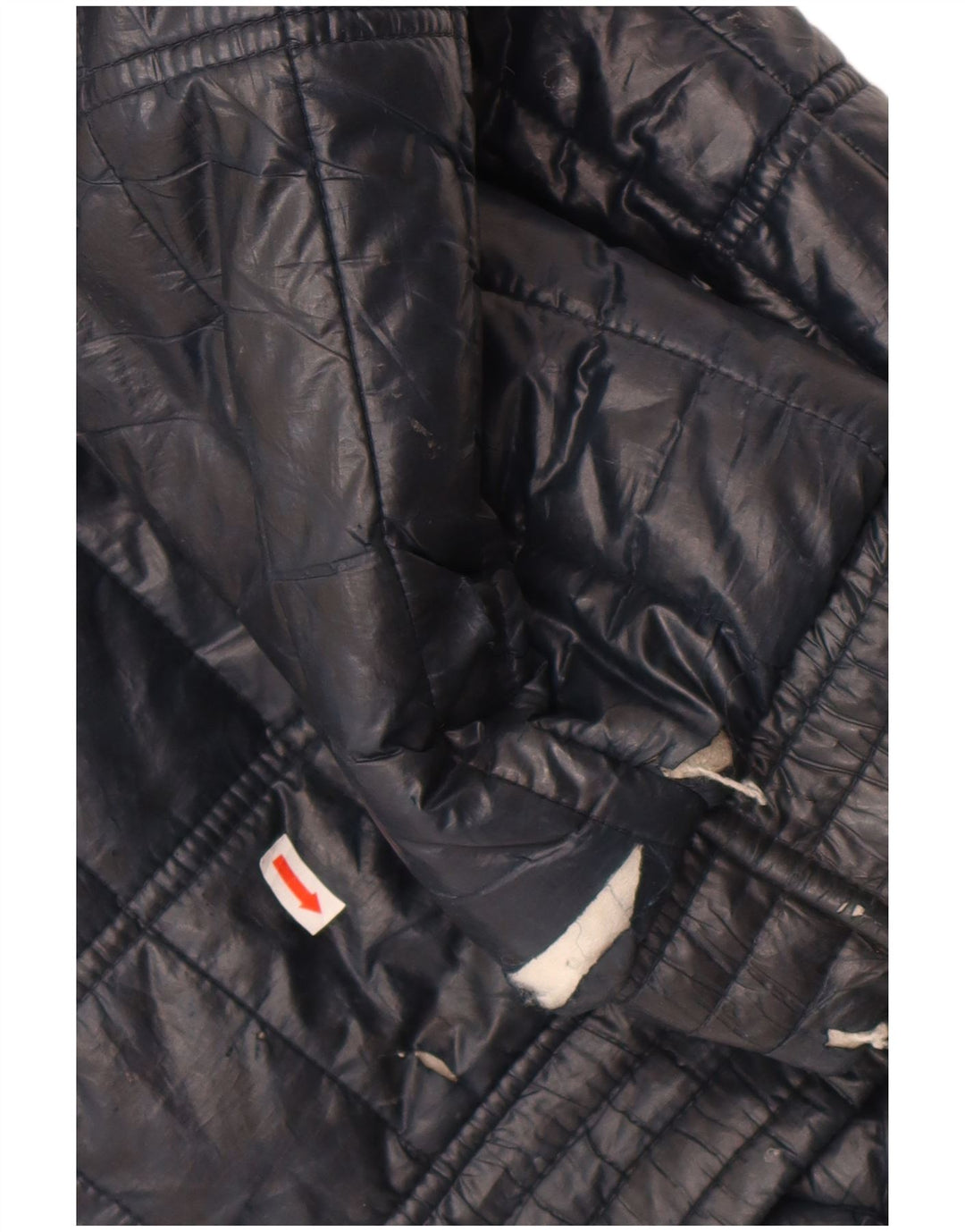 Calvin Klein Jeans Mens Padded Jacket UK 44 2XL Navy Blue Colourblock