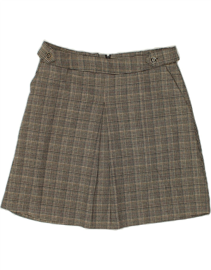 OASIS Womens Mini Skirt UK 12 Medium W28 Grey Check | Vintage Oasis | Thrift | Second-Hand Oasis | Used Clothing | Messina Hembry 