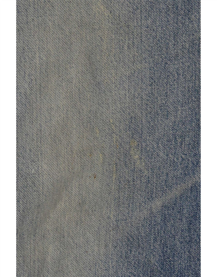 Levi's Mens Distressed Straight Jeans W36 L32 Blue Cotton