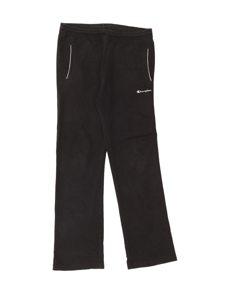 CHAMPION Mens Tracksuit Trousers Medium Black Cotton Vintage Champion and Second-Hand Champion from Messina Hembry 