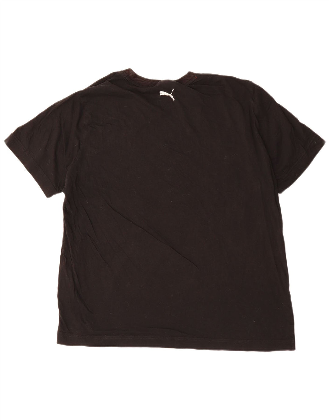 Puma Mens Graphic T-Shirt Top XL Black