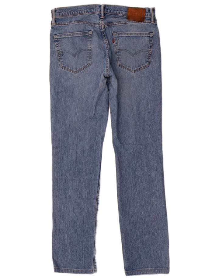 Levi's Womens Slim Jeans W33 L32 Blue Cotton