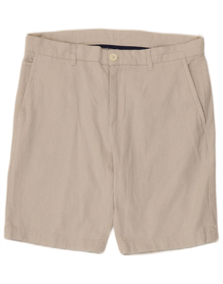 Zara Mens Chino Shorts EU 40 Medium W31 Beige
