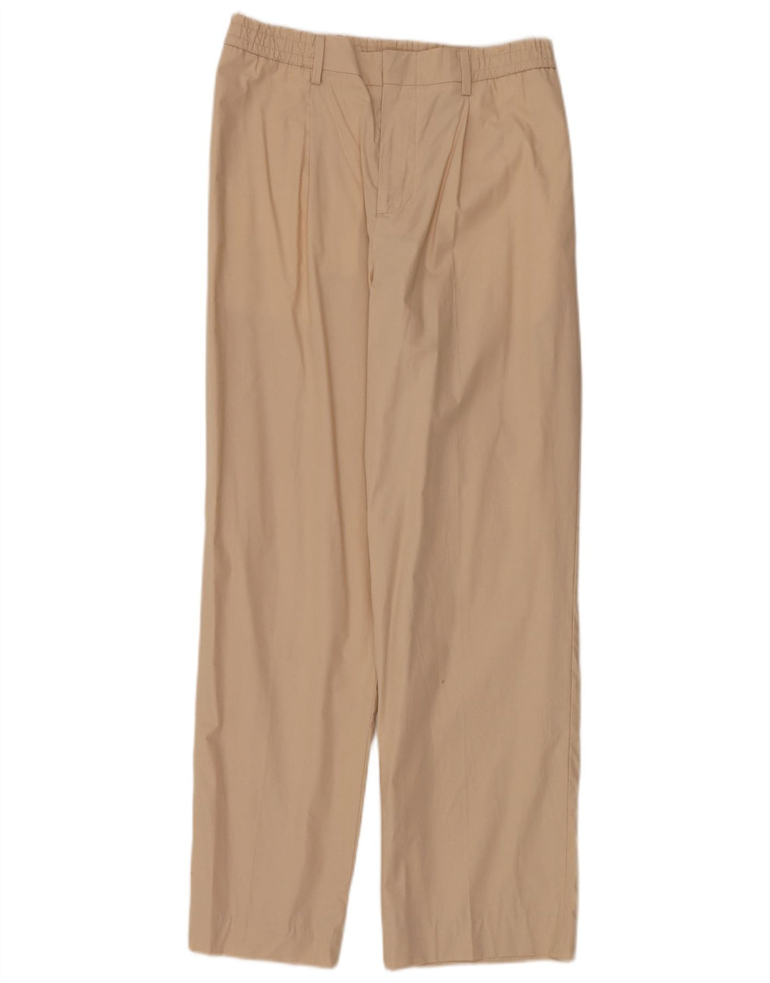 Zara Mens Wide Leg Chino Trousers Medium W31 L30 Beige