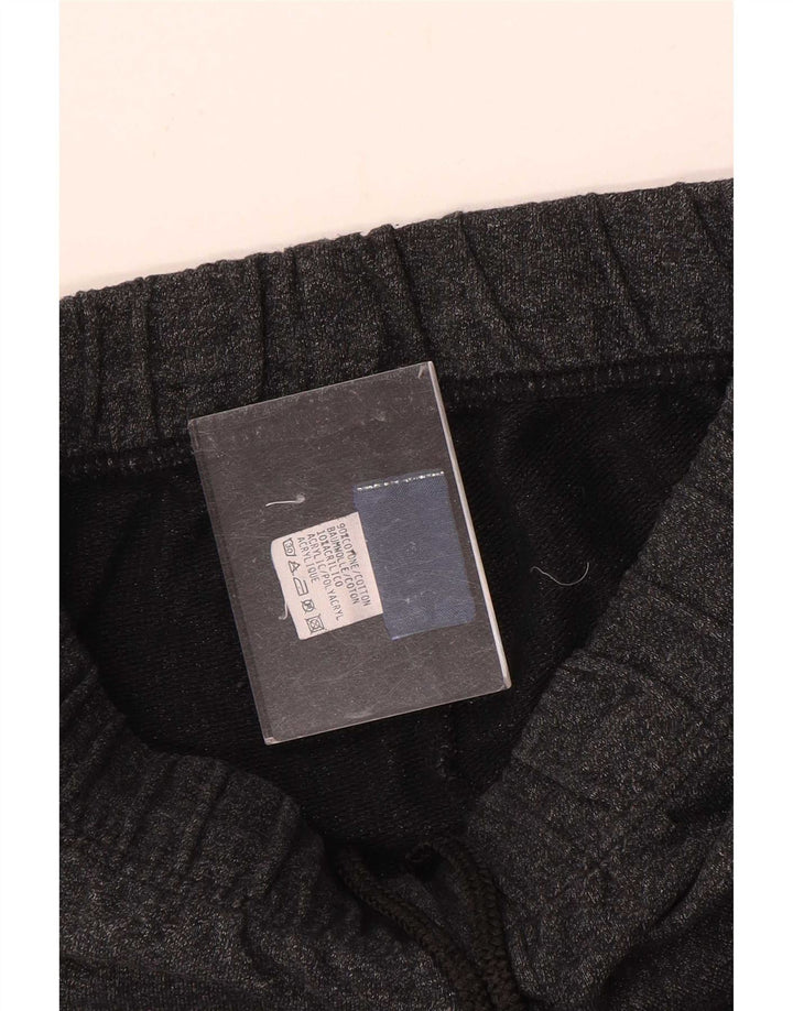 Asics Mens Graphic Tracksuit Trousers XS Grey Flecked Cotton