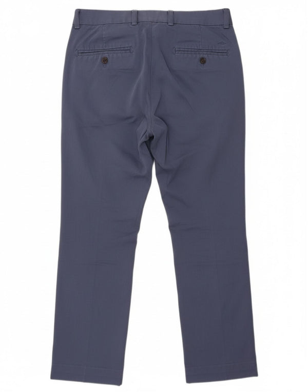 Dockers Mens Slim Chino Trousers W31 L27 Blue Cotton