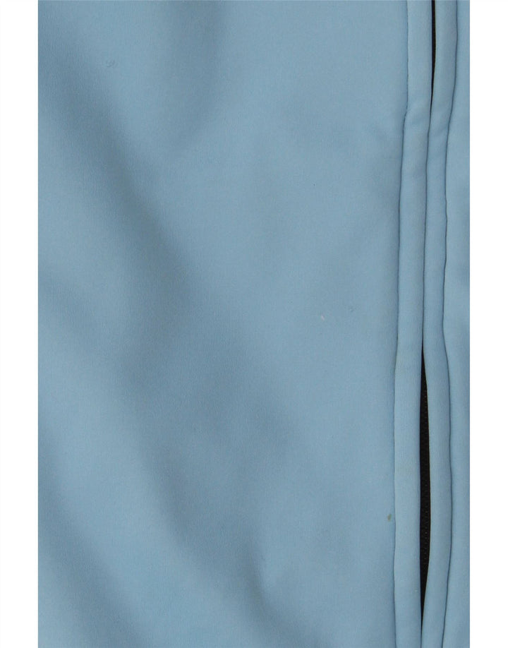 Think Pink Womens Hooded Bomber Jacket UK 16 Large Blue Polyester