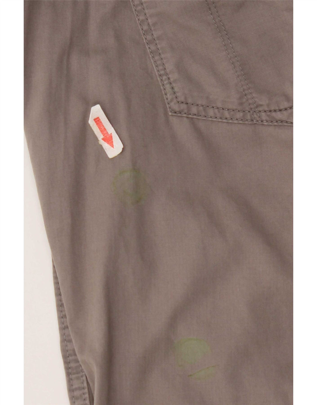 Eddie Bauer Womens Chino Shorts US 12 Large W34  Grey Cotton
