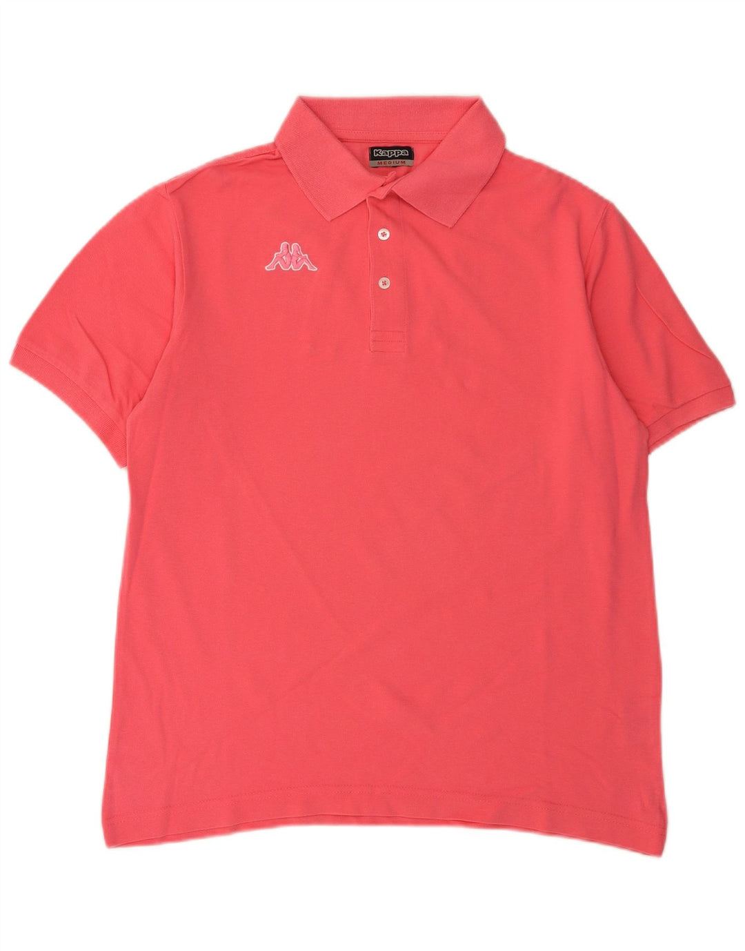 KAPPA Mens Polo Shirt Medium Pink Cotton