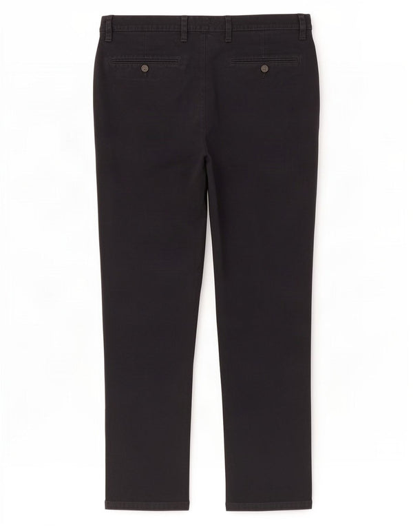 Marks & Spencer Mens Regular Fit Chino Trousers W40 L33 Navy Blue Cotton