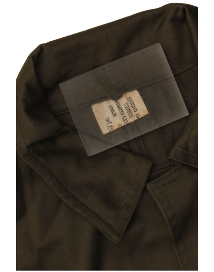Vintage Mens Military Shirt XL Khaki