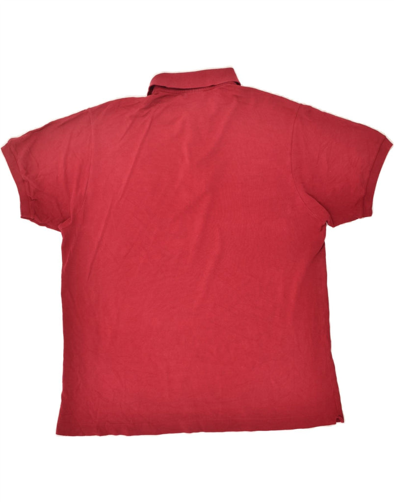 LACOSTE Mens Polo Shirt Size 7 2XL Red Cotton | Vintage Lacoste | Thrift | Second-Hand Lacoste | Used Clothing | Messina Hembry 