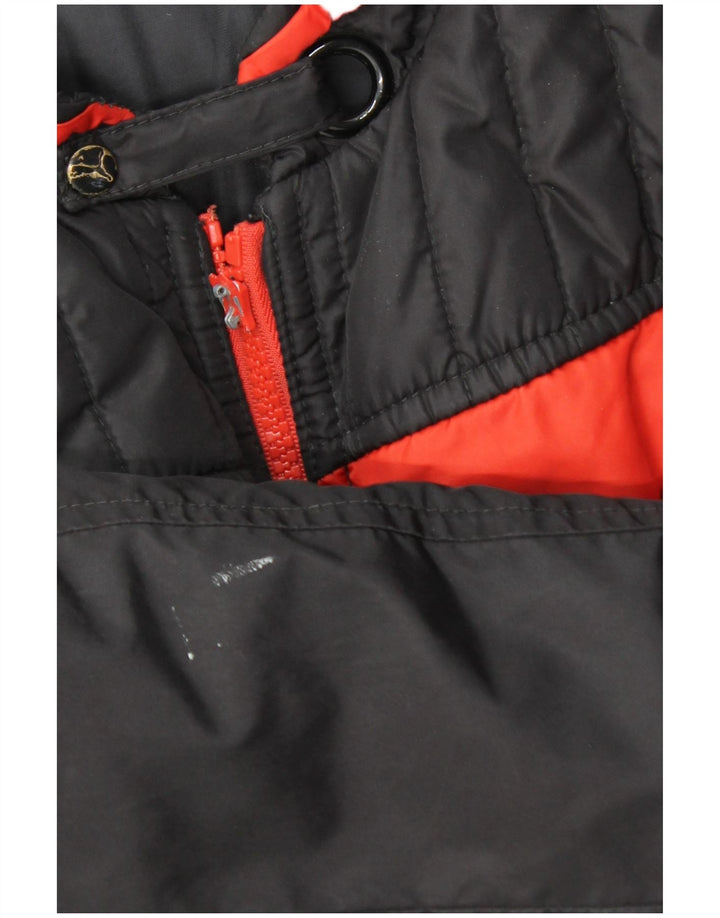 PUMA Mens Padded Jacket UK 38 Medium Black Colourblock