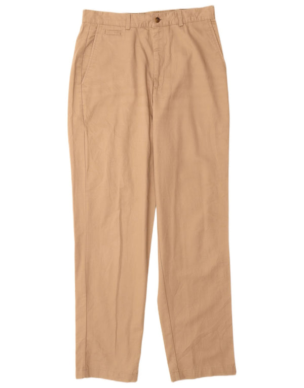 Dockers Mens Khakis High Waist Chino Trousers US 12 Large W31 L31 Beige