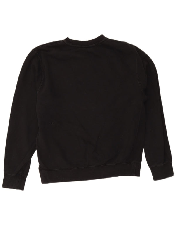 Nike Mens Sweatshirt Jumper Medium Black Cotton
