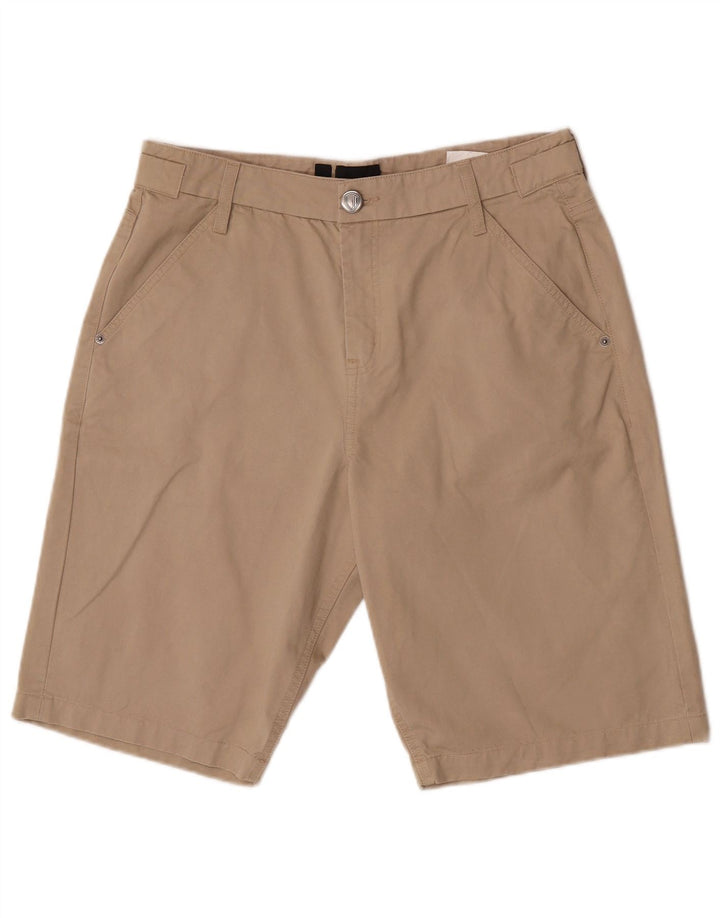 Ben Sherman Mens Chino Shorts W32 Medium Beige Cotton