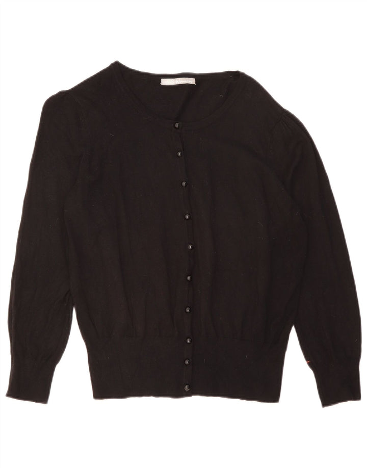 Marks & Spencer Womens Cardigan Sweater UK 14 Medium Black