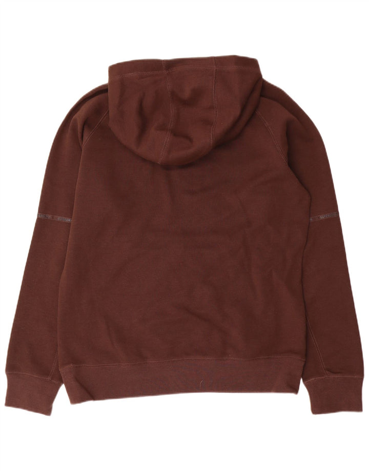 Superdry Mens Hoodie Jumper Small Brown Cotton