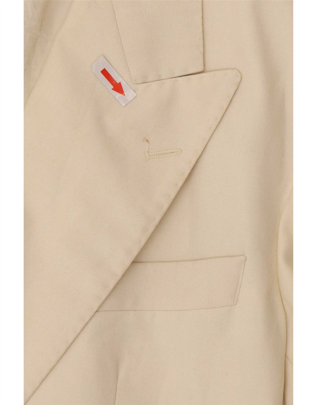 St Michael Mens Long Double Breasted Blazer Jacket UK 42 Large White