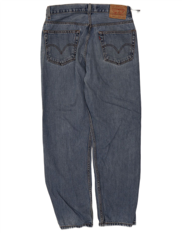 Levi's Mens 505 Regular Fit Straight Jeans W34 L30 Blue Cotton