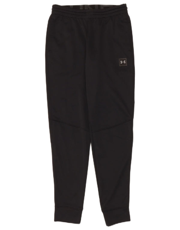 Under Armour Boys Tracksuit Trousers Joggers 11-12 Years Large Black