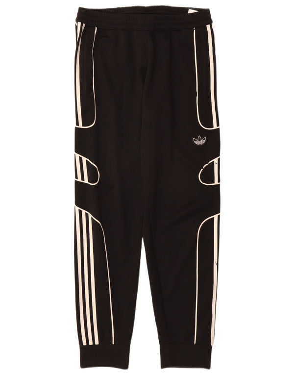 Adidas Mens Tracksuit Trousers Joggers Medium  Black Polyester