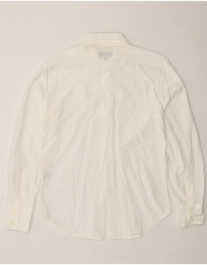 CARRERA Mens Shirt Small White Cotton Vintage Carrera and Second-Hand Carrera from Messina Hembry 