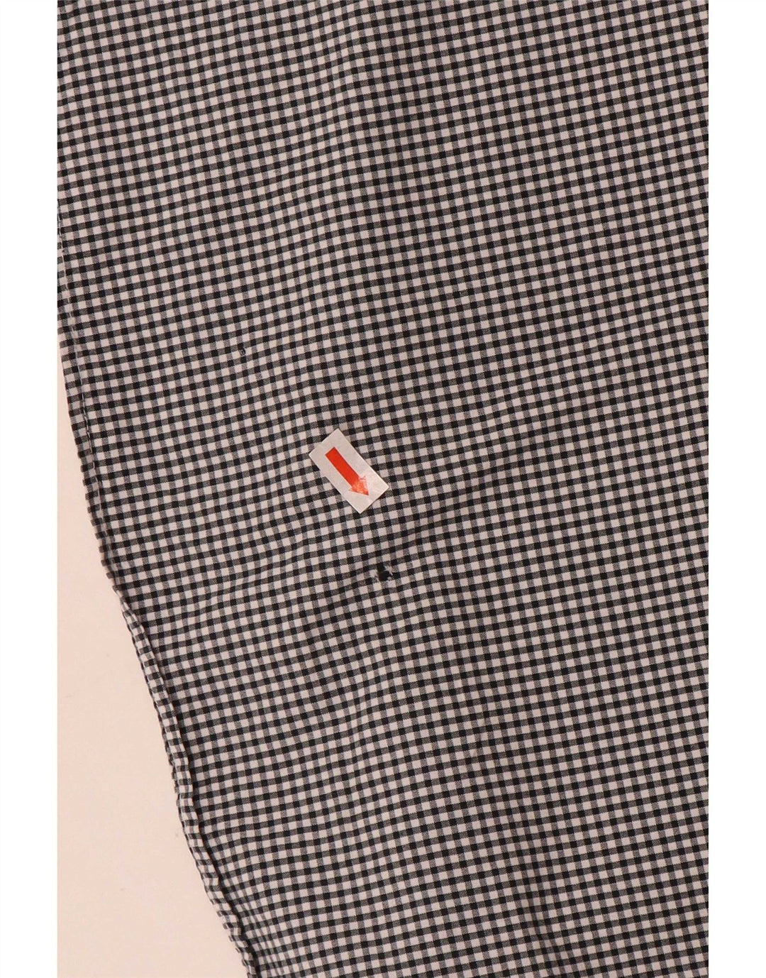 Ralph Lauren Mens Classic Fit Shirt Large Black Gingham Cotton