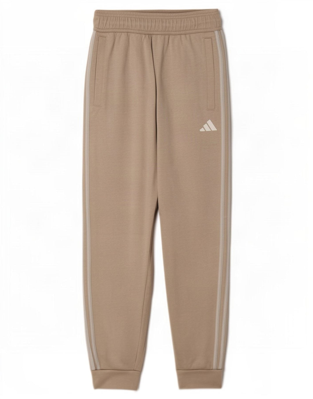 Adidas Mens Tracksuit Trousers Joggers Small Beige Cotton