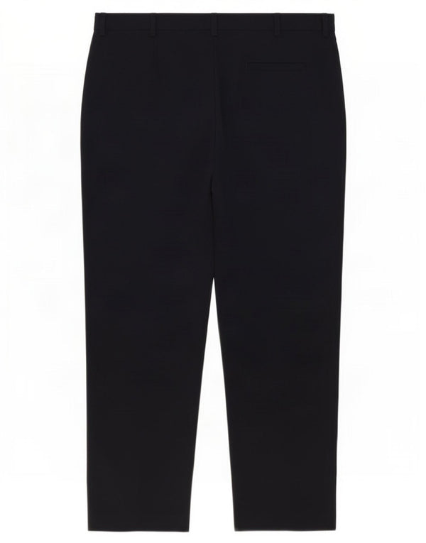 Marks & Spencer Womens Straight Chino Trousers UK 18 XL W38 L27 Navy Blue