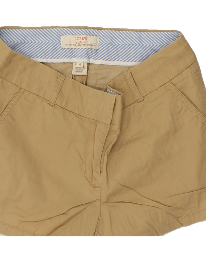 J. CREW Womens Broken In Chino Shorts US 4 Small W30  Brown Cotton | Vintage J. Crew | Thrift | Second-Hand J. Crew | Used Clothing | Messina Hembry 