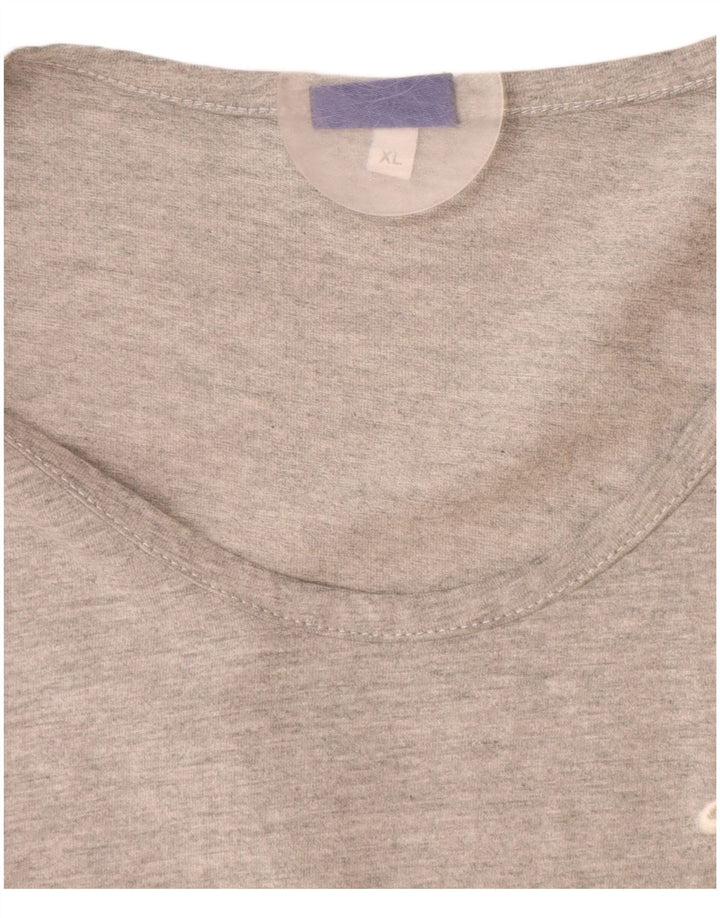 ASICS Girls Graphic Vest Top 15-16 Years XL Grey Flecked