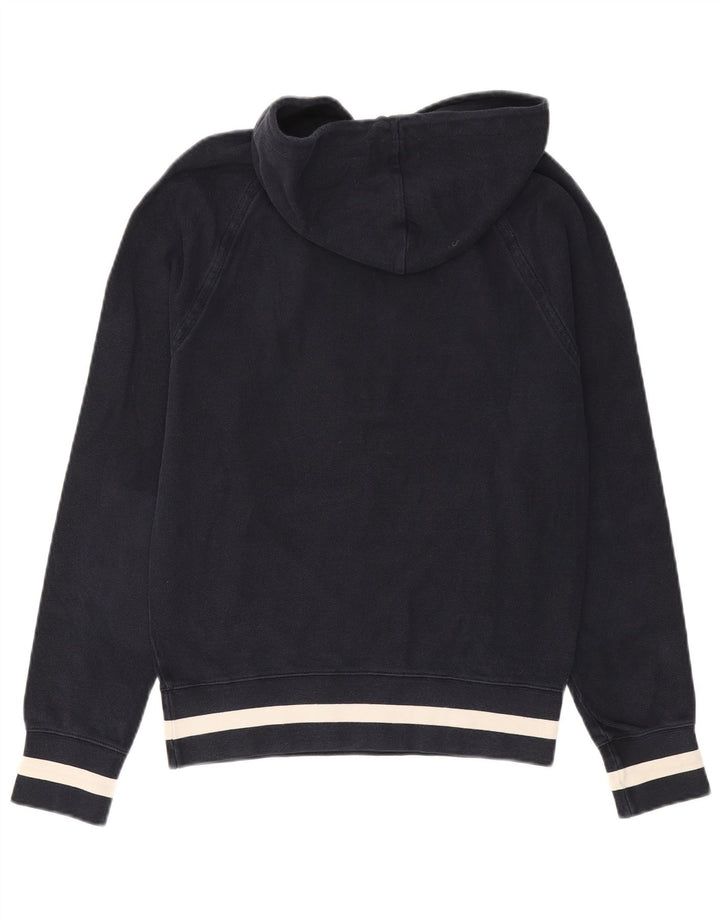 Fred Perry Mens Hoodie Jumper Small Navy Blue Cotton