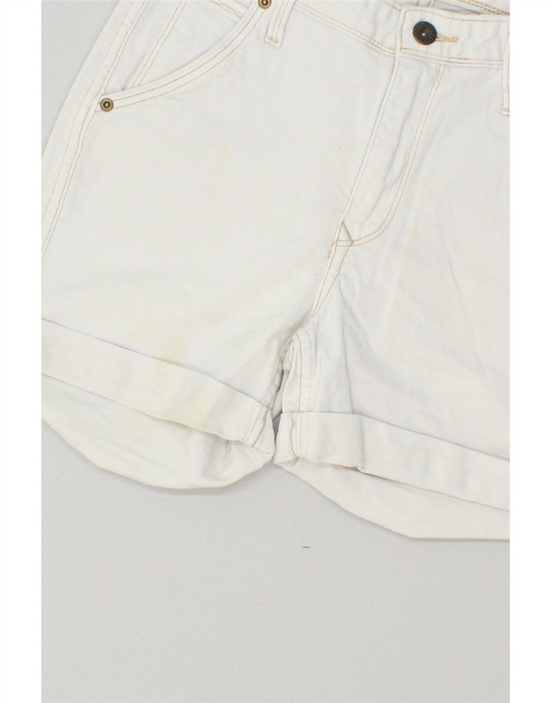 LEE Womens Denim Shorts W27 Small Off White Cotton Vintage Lee and Second-Hand Lee from Messina Hembry 