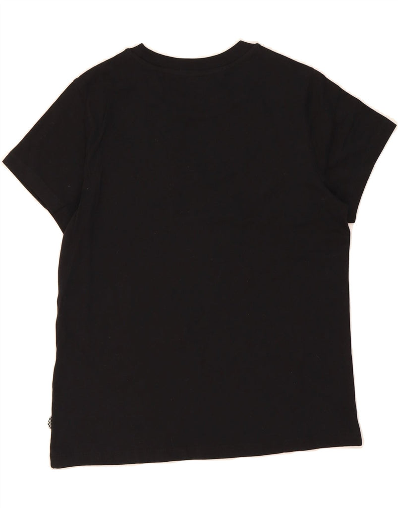 VANS Womens Graphic T-Shirt Top UK 14 Large Black Cotton Vintage Vans and Second-Hand Vans from Messina Hembry 