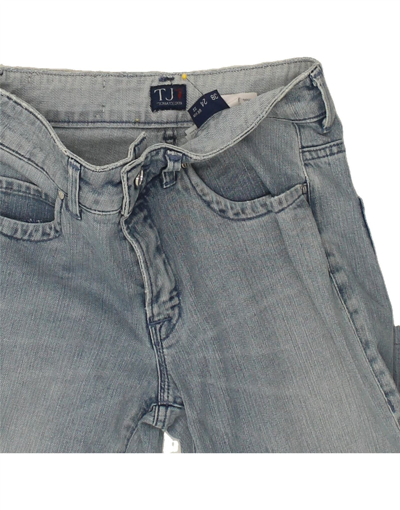 TRUSSARDI Womens Straight Jeans W22 L30 Blue Cotton Vintage Trussardi and Second-Hand Trussardi from Messina Hembry 