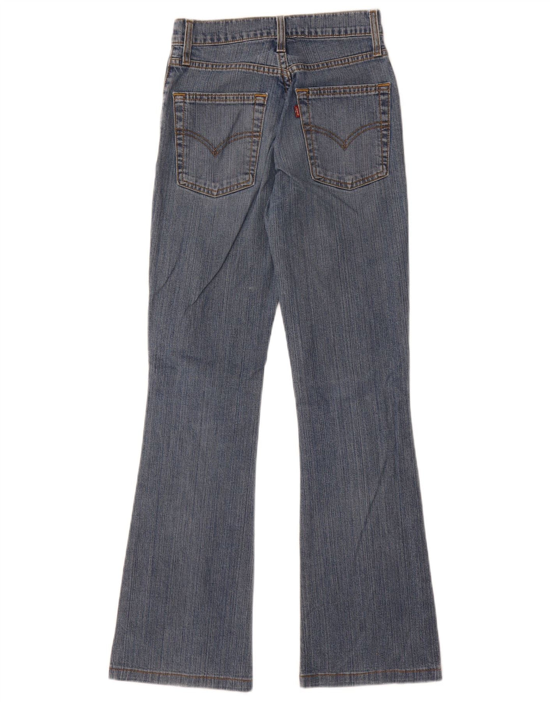 Levi's Womens Flared Jeans W26 L34 Blue Cotton