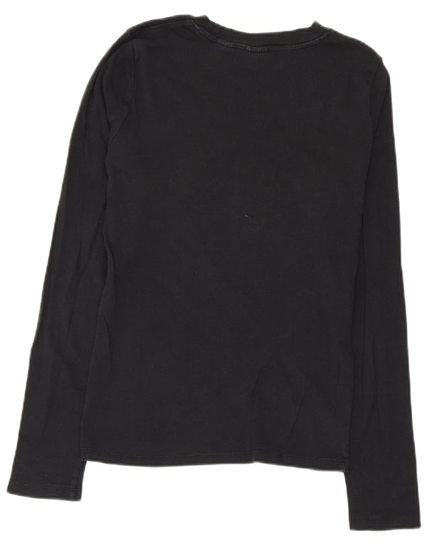Levi's Womens Top Long Sleeve UK 12 Medium Black