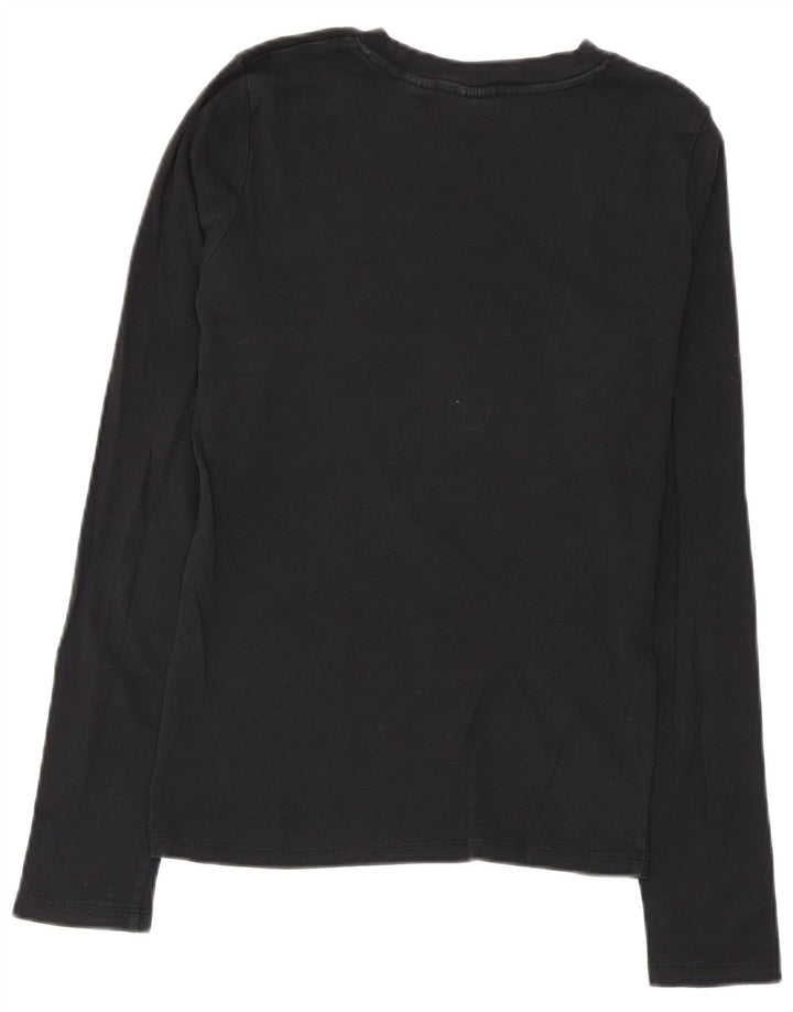 Levi's Womens Top Long Sleeve UK 12 Medium Black