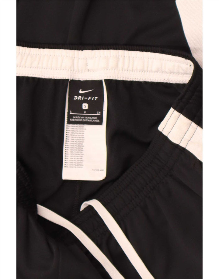 Nike Mens Dri Fit Tracksuit Trousers Joggers Small Black Polyester