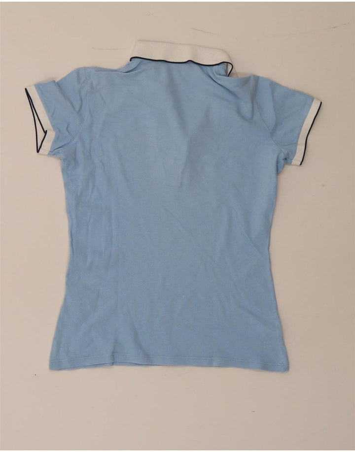 Fred Perry Womens Polo Shirt Medium Blue Cotton Sports