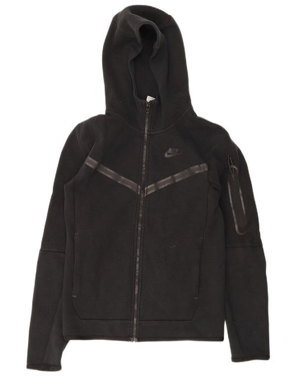 Nike Mens Zip Hoodie Sweater XS Black Cotton