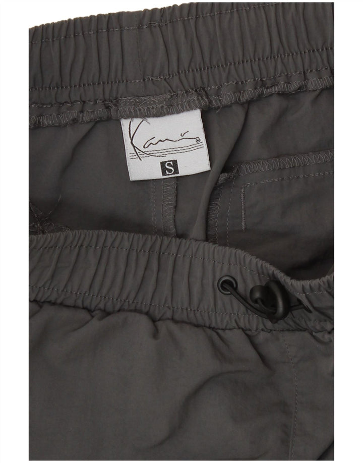 Karl Kani Mens Cargo Shorts Small Grey Polyamide
